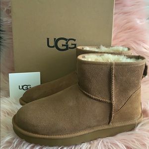 UGG Classic Mini II Boots in Chestnut (Brand New)